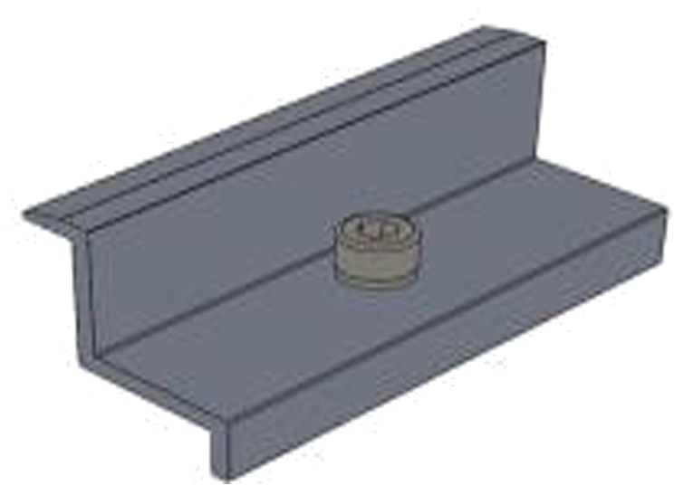 Крайна скоба 40 мм, D20 (GEC-40-01)